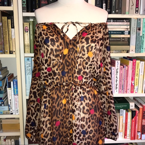 & Other Stories Leopard Dot Kaftan Dress - Picture 6 of 8